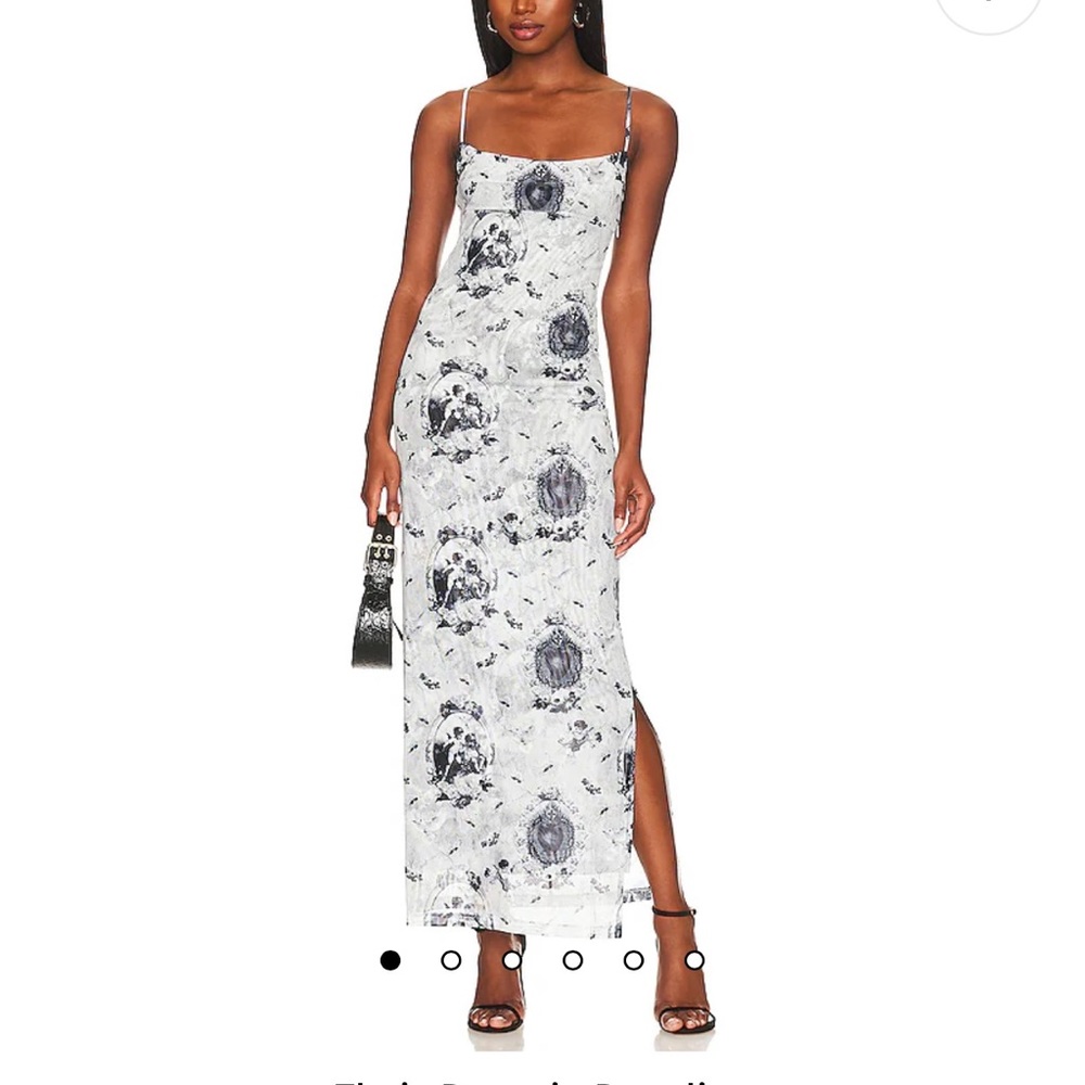 MIAOU Dress in B&W Print